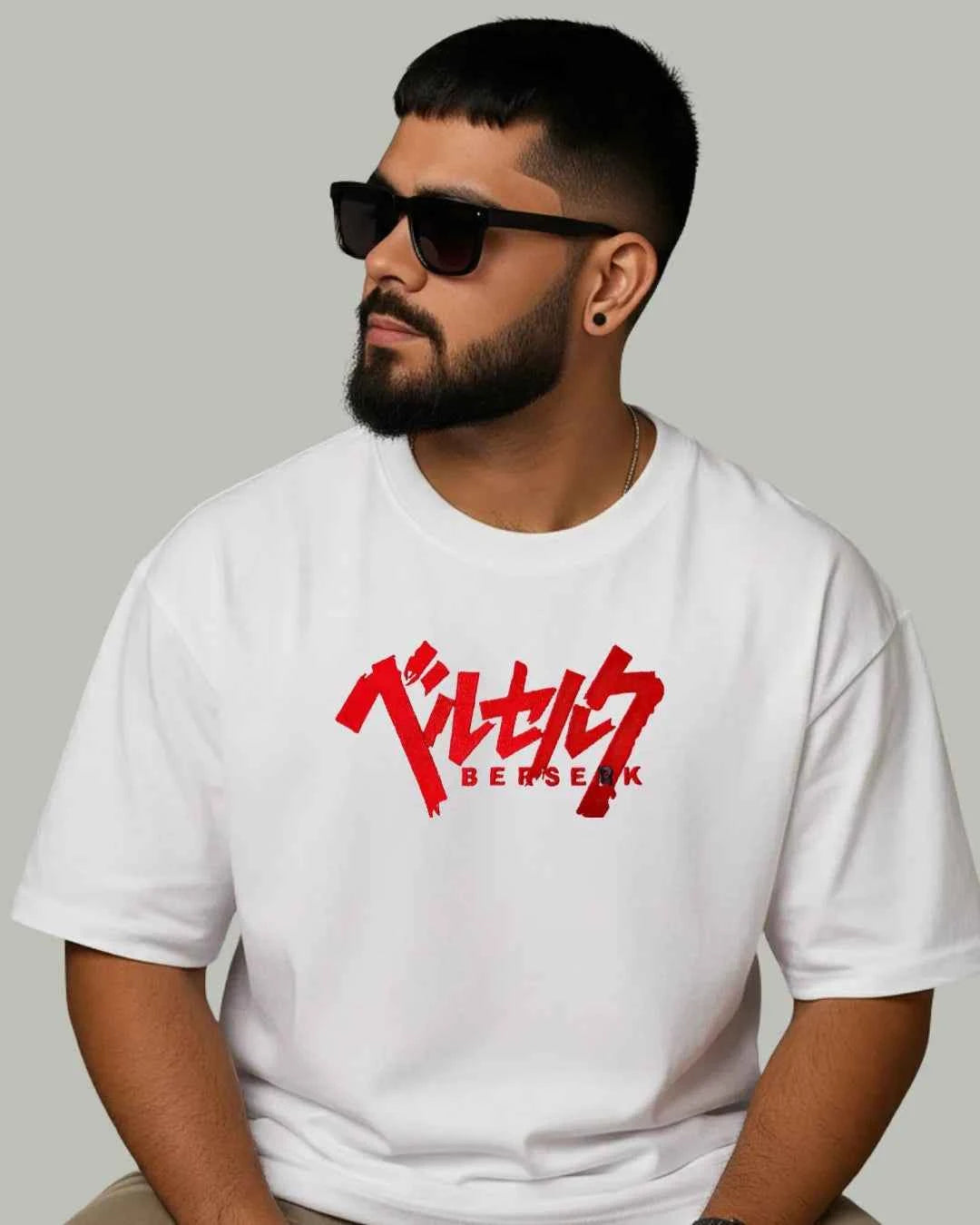 Berserk Embroidered Oversized T-Shirt
