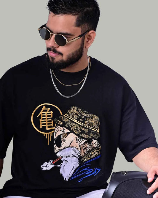 Master Roshi Embroidered Oversized T-Shirt