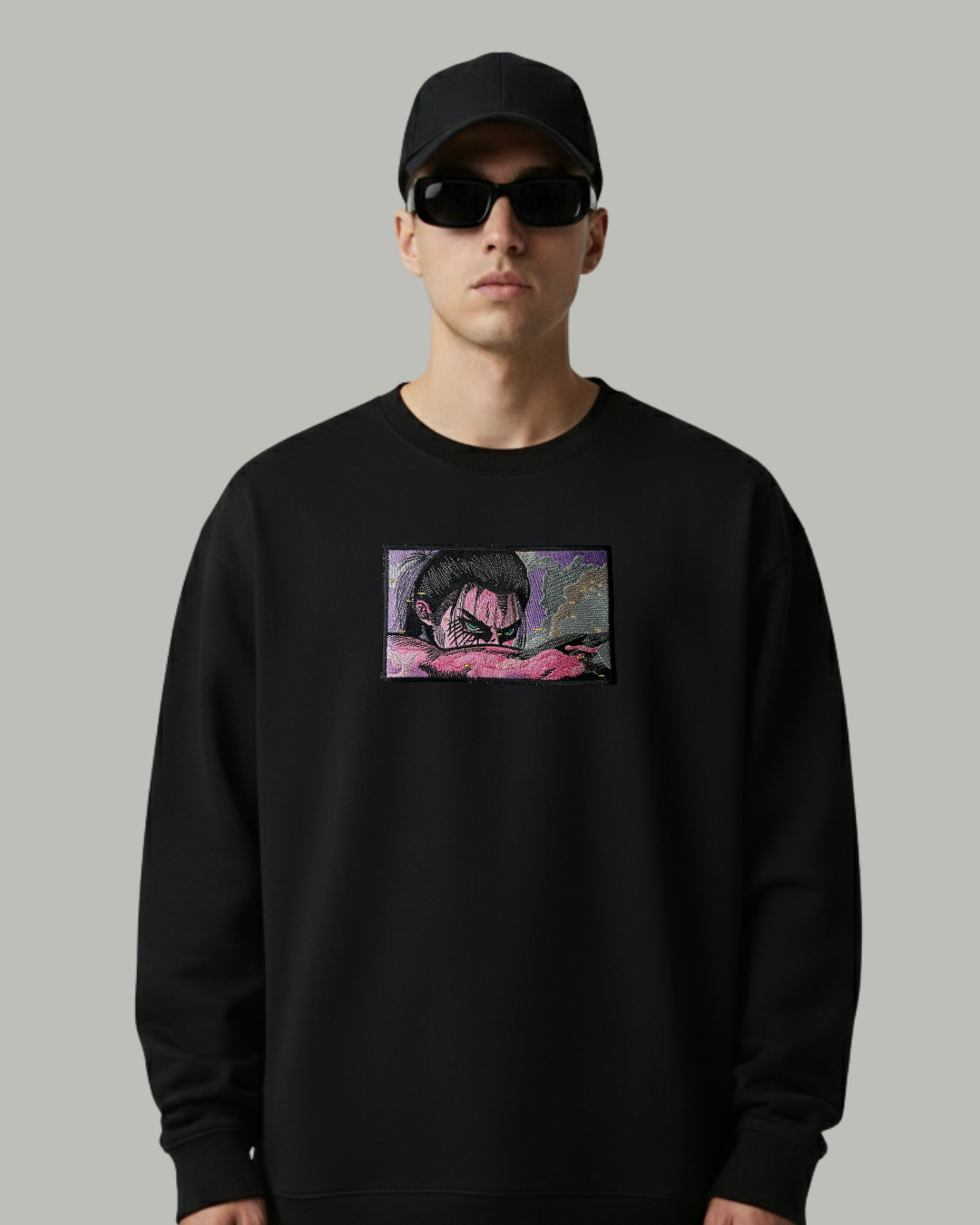 Attack on Titan Embroidered Sweatshirt