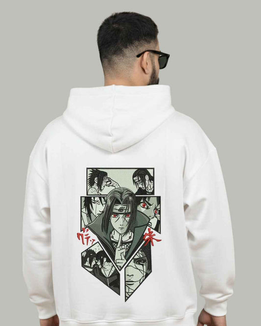 Itachi Sharingan Embroidered Hoodie
