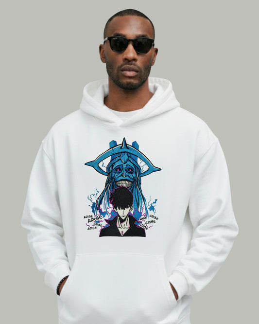 Solo Leveling “Arise” Embroidered Hoodie