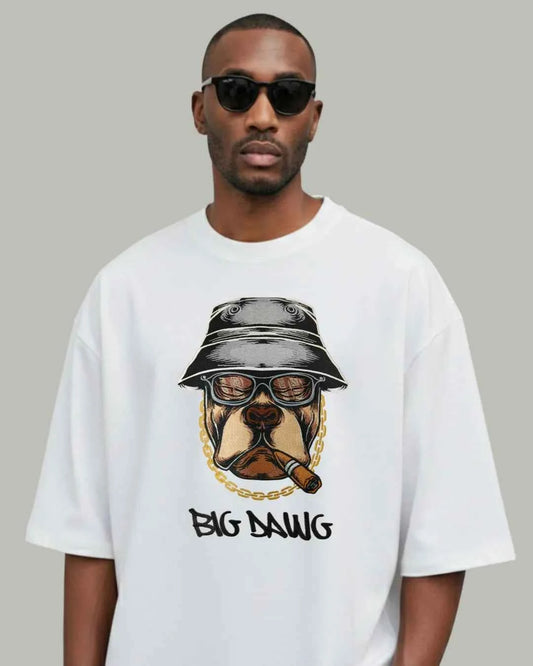 Big Dawg Embroidered Oversized T-Shirt