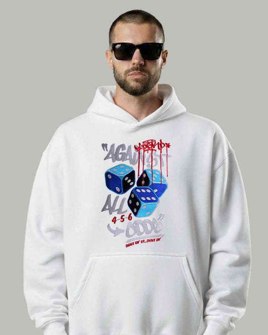 Against All Odds Embroidered Hoodie