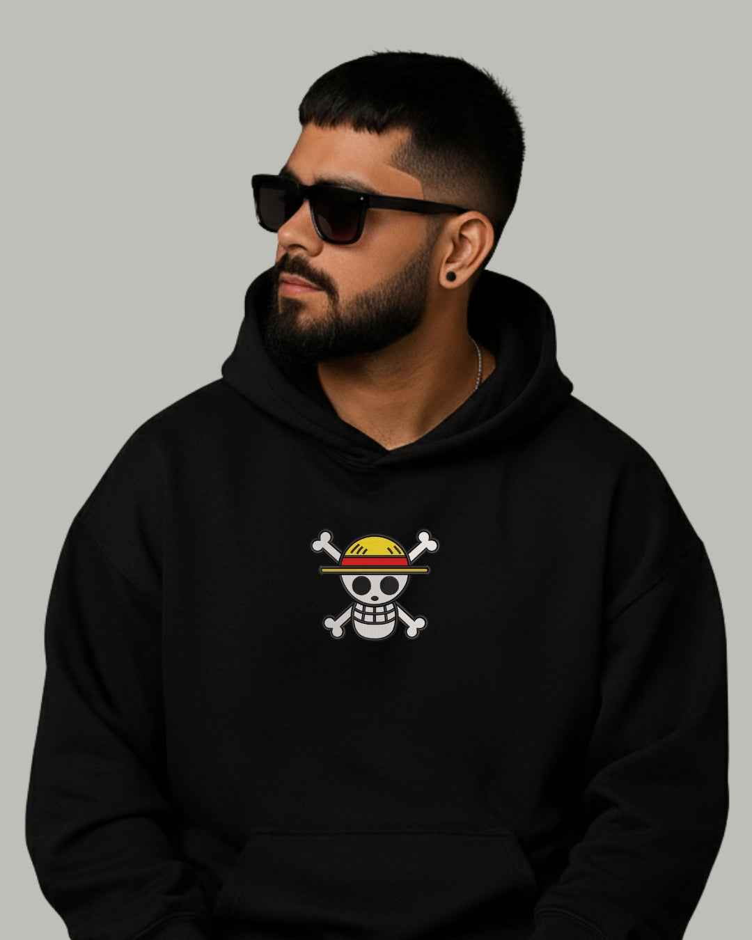 Luffy Nika (Back) Embroidered Hoodie