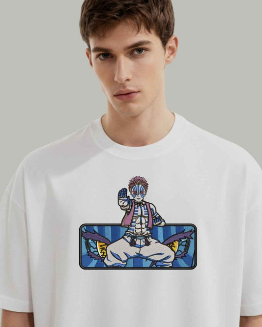 Akaza Embroidered Oversized T-Shirt