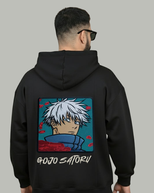 Satoru Gojo Embroidered Hoodie