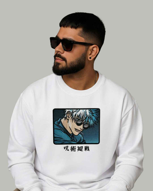 Gojo Satoru Embroidered Sweatshirt