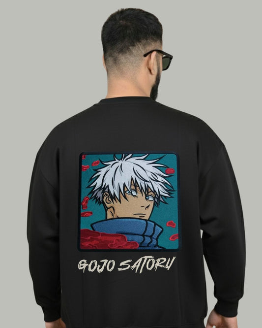 Satoru Gojo Embroidered Sweatshirt