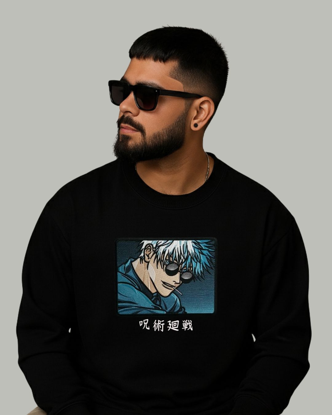 Gojo Satoru Embroidered Sweatshirt