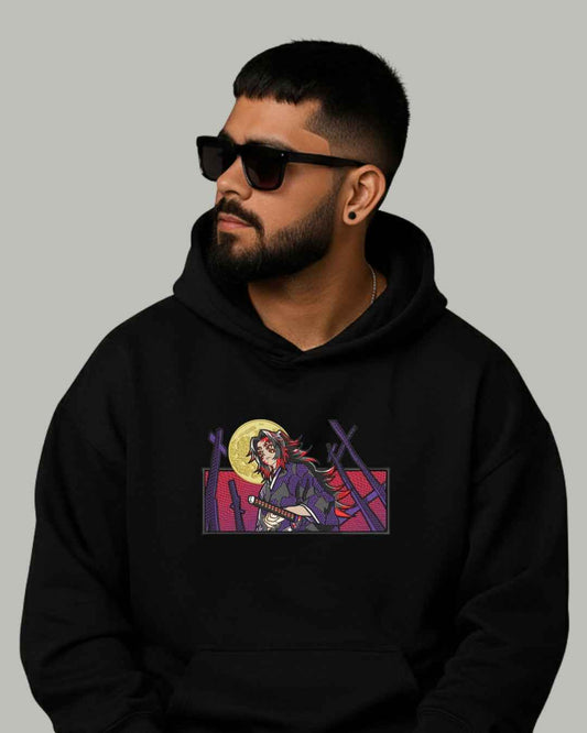 Kokushibo Embroidered Hoodie