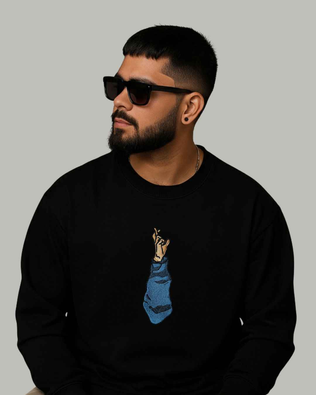 Satoru Gojo Embroidered Sweatshirt