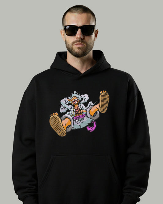 Luffy 5th Gear Embroidered Hoodie