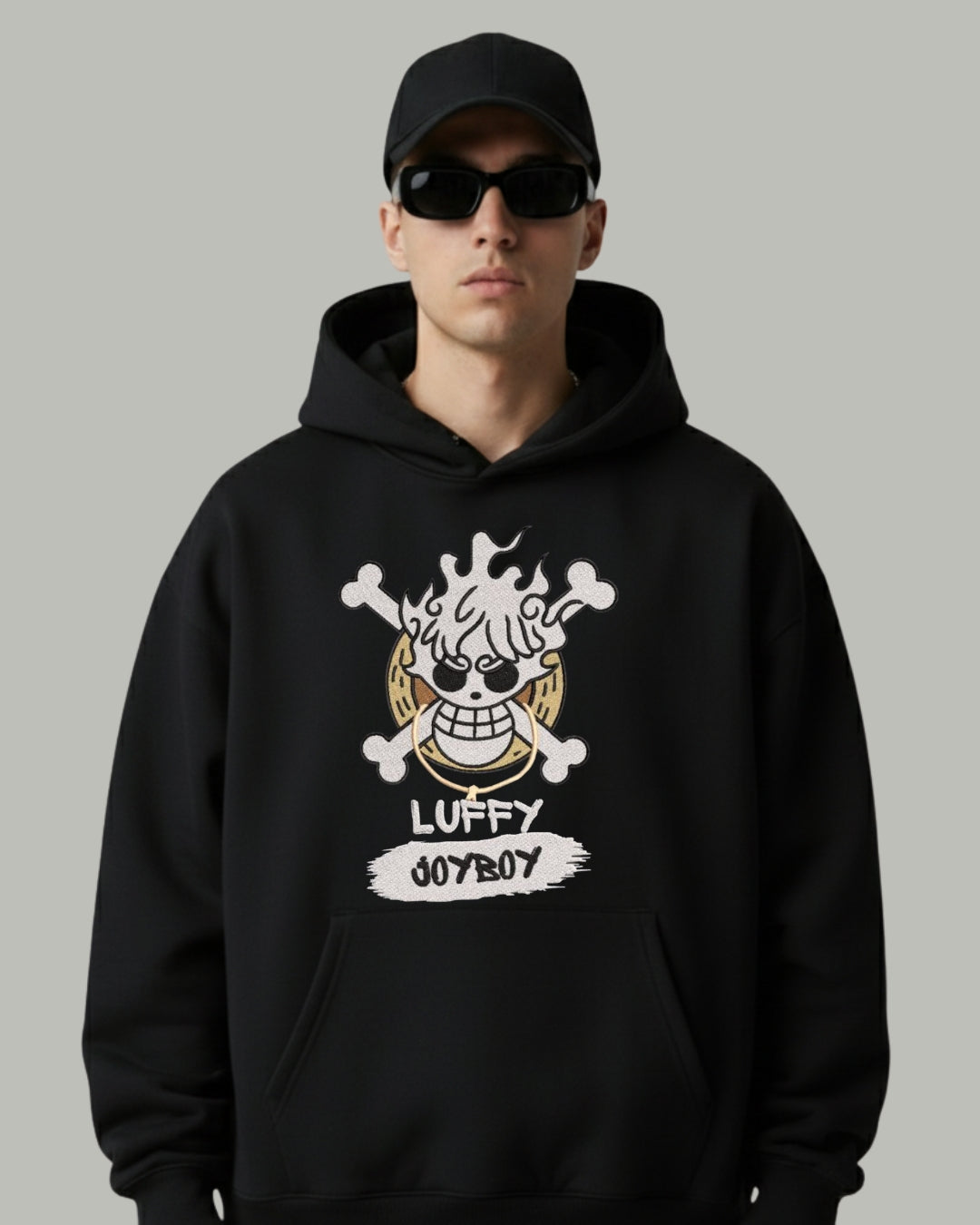 Luffy Joyboy Embroidered Hoodie