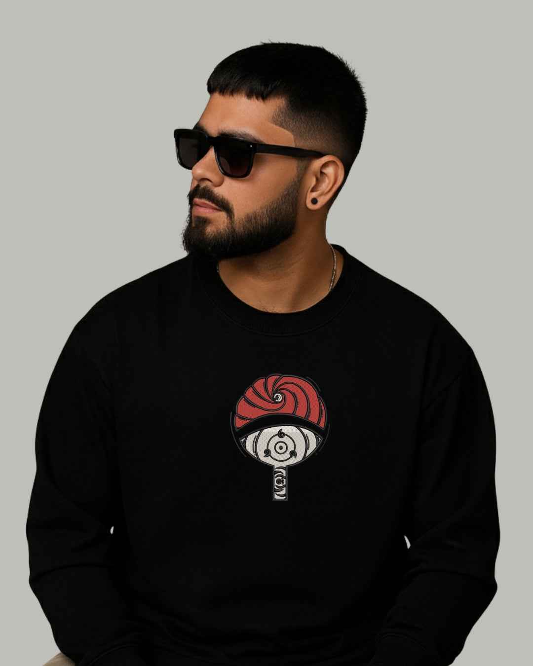 Obito Uchiha Embroidered Sweatshirt