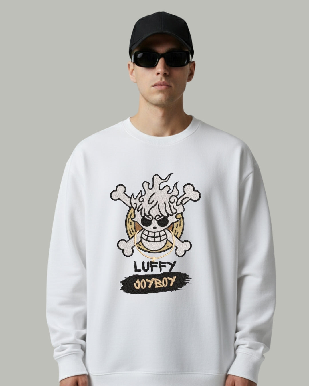 Luffy Joyboy Embroidered Sweatshirt