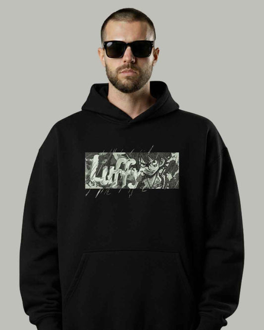 Luffy Embroidered Hoodie