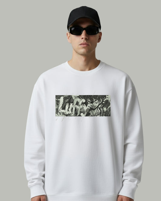 Luffy Embroidered Sweatshirt