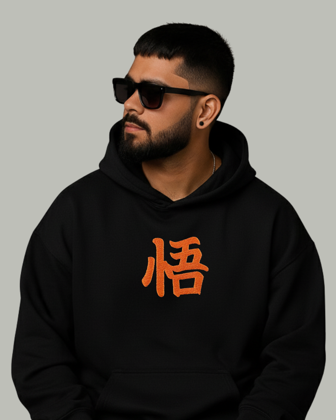 Super Saiyan Goku Embroidered Hoodie - Kreativ Arts Inc