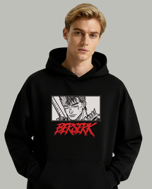 Berserk “Black Swordsman” Embroidered Hoodie