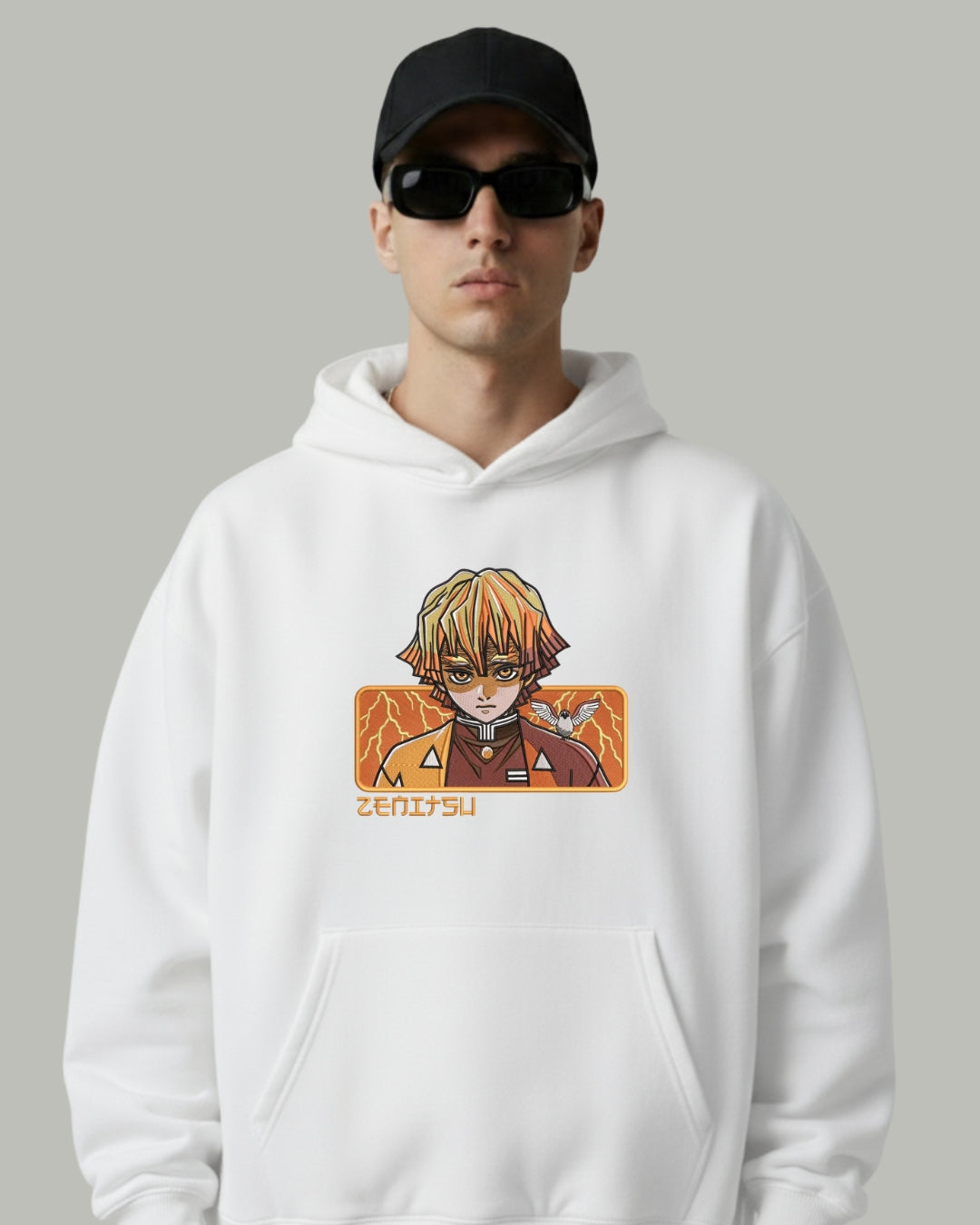 Zenitsu Embroidered Hoodie