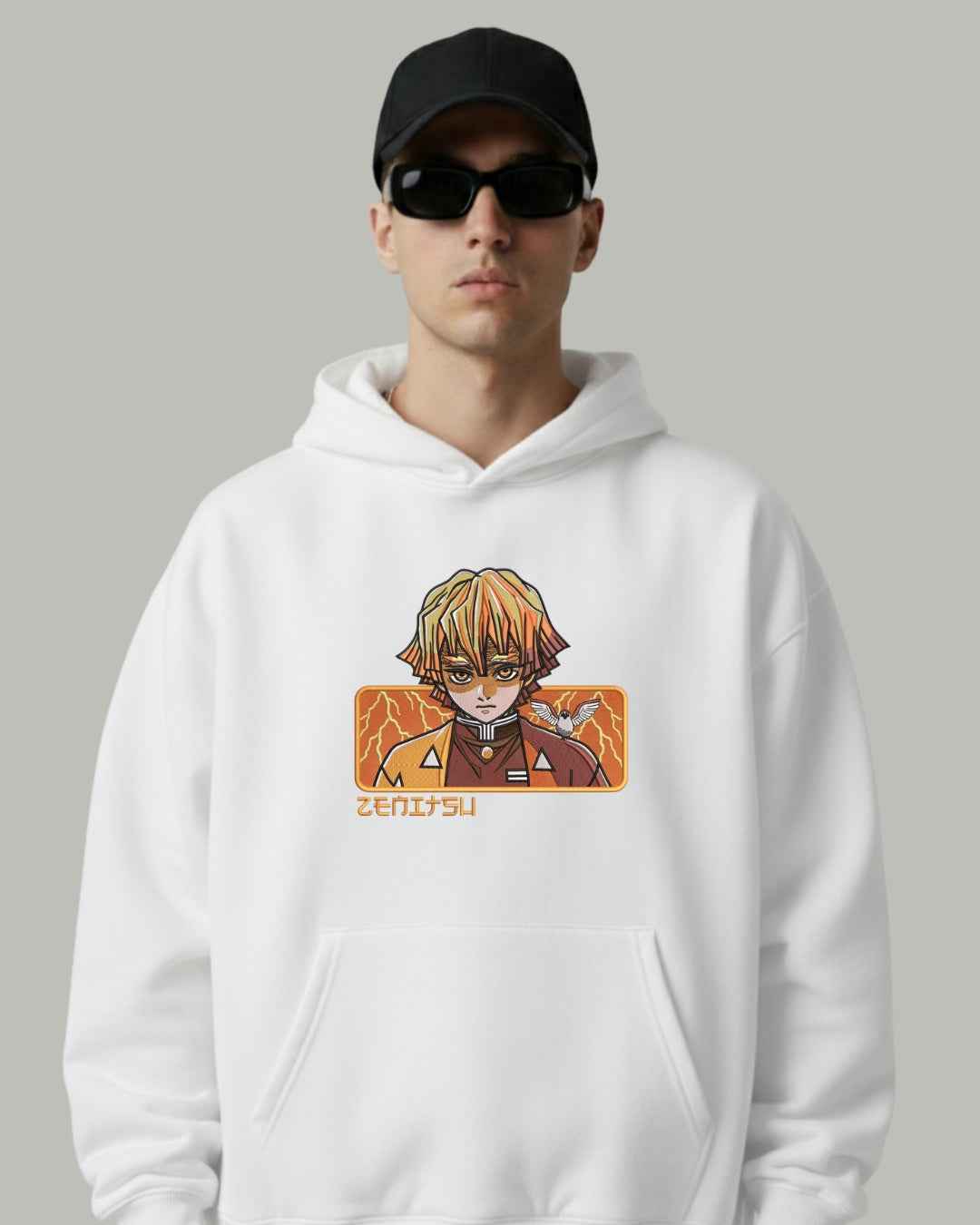 Zenitsu Embroidered Hoodie
