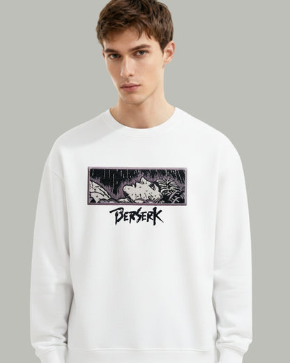 Berserk Embroidered Manga Panel Sweatshirt