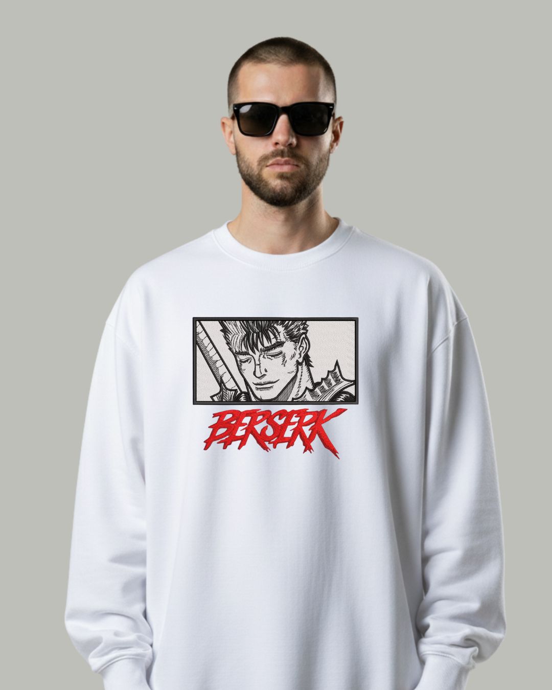 Berserk “Black Swordsman” Embroidered Sweatshirt