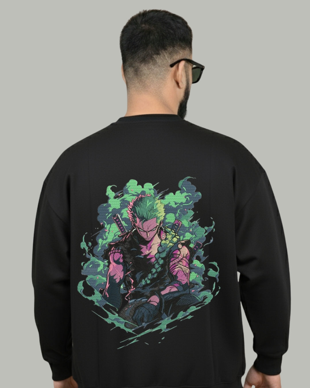 Zoro Aura Power Embroidered Sweatshirt