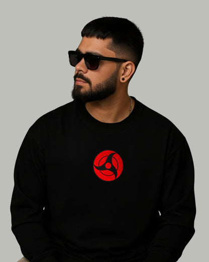 Itachi Sharingan Embroidered Sweatshirt