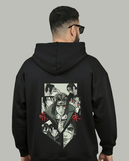 Itachi Sharingan Embroidered Hoodie