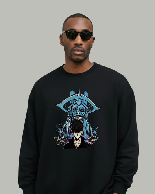 Solo Leveling “Arise” Embroidered Sweatshirt