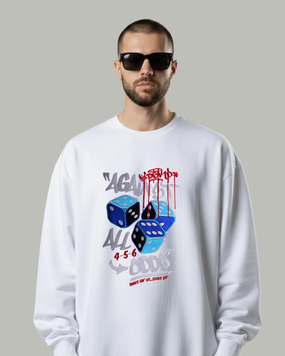 Against All Odds Embroidered Sweatshirt