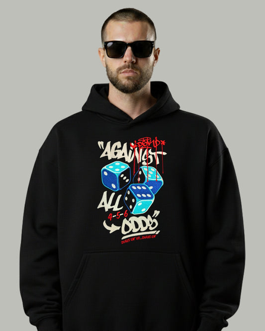 Against All Odds Embroidered Hoodie