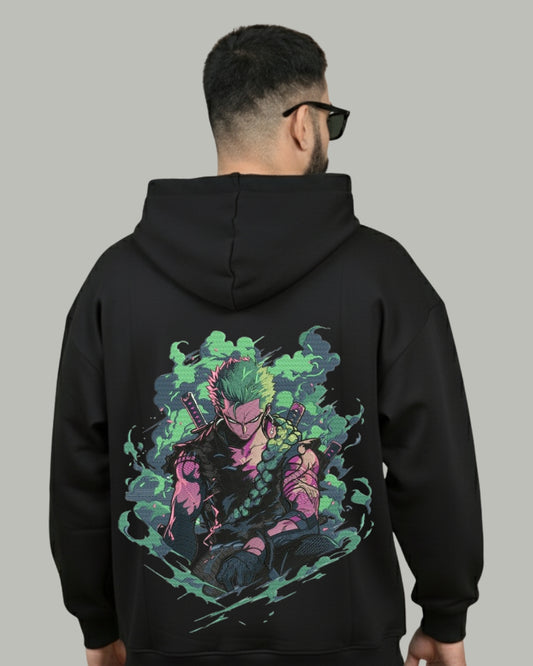 Zoro Aura Power Embroidered Hoodie