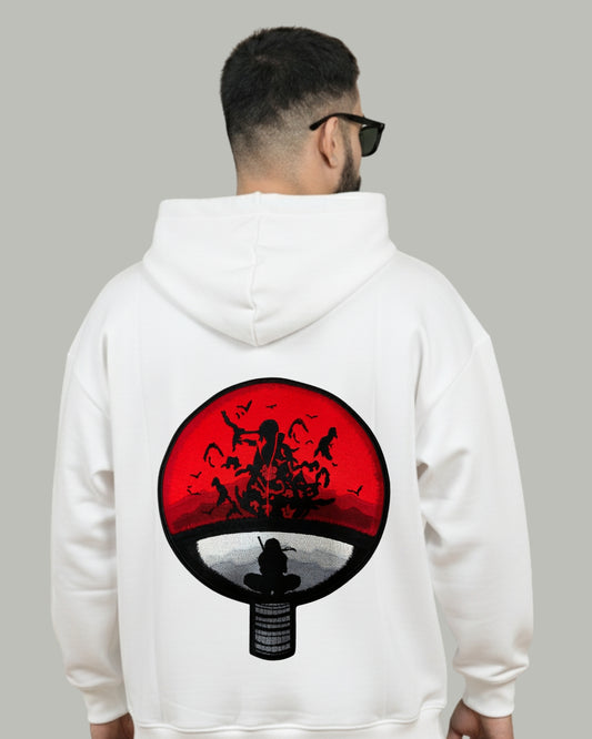 Itachi Clan Symbol Embroidered Hoodie
