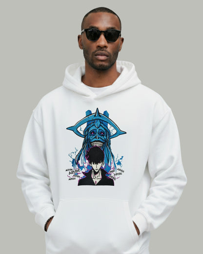 Solo Leveling “Arise” Embroidered Hoodie