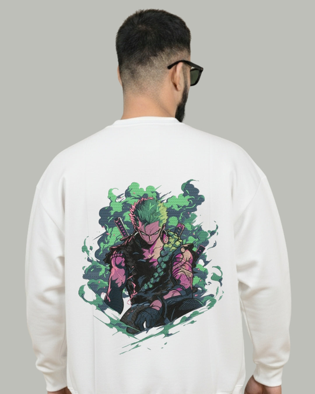 Zoro Aura Power Embroidered Sweatshirt