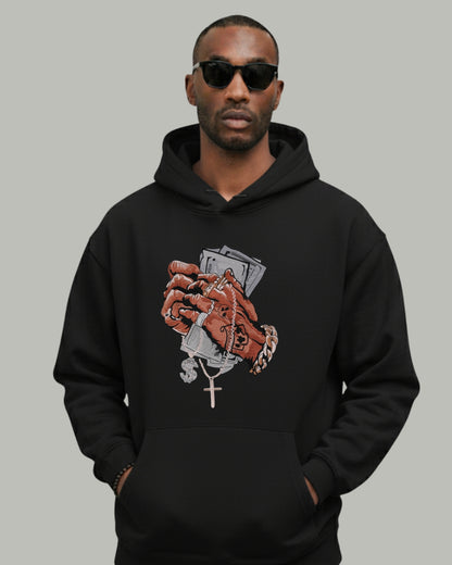 Money Grip Embroidered Hoodie
