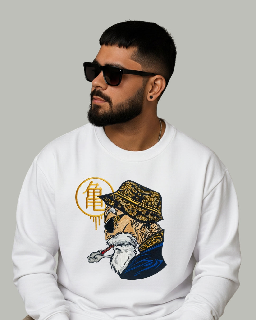Master Roshi Embroidered Sweatshirt