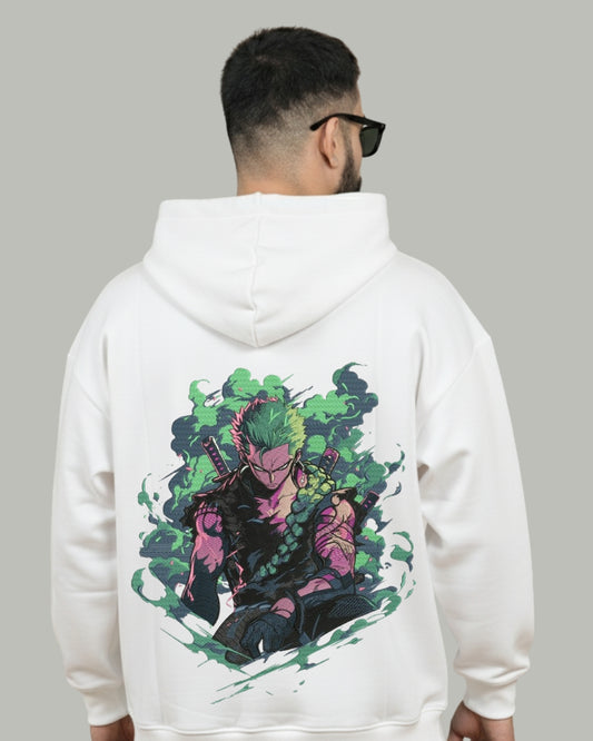 Zoro Aura Power Embroidered Hoodie