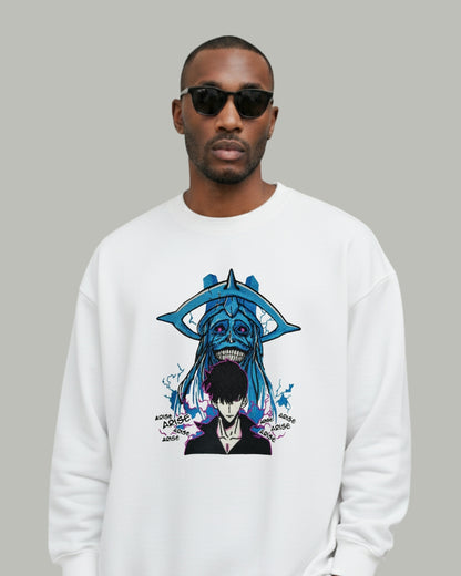 Solo Leveling “Arise” Embroidered Sweatshirt