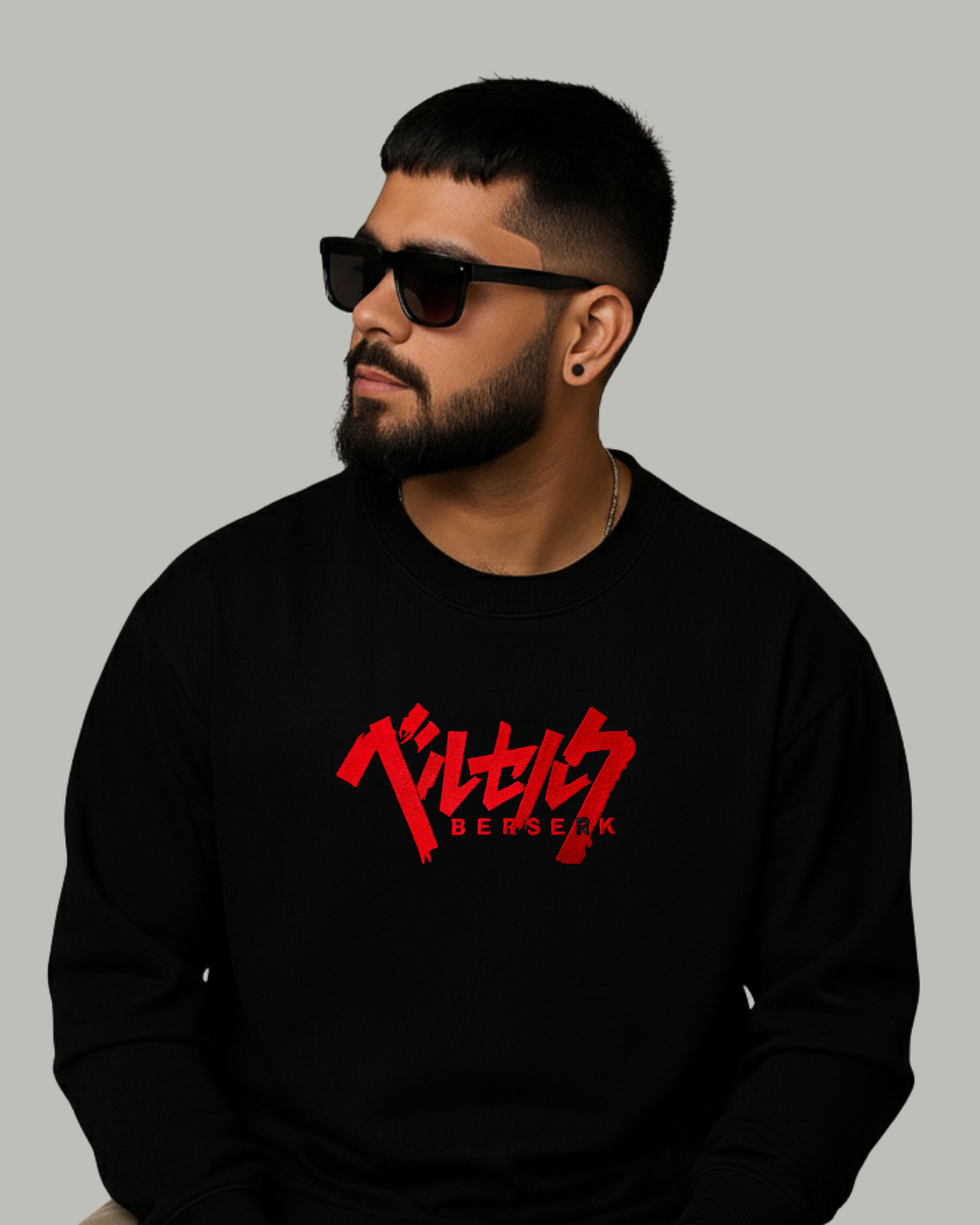 Berserk Embroidered Sweatshirt