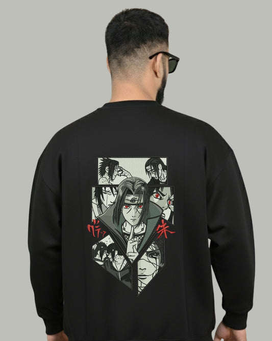 Itachi Sharingan Embroidered Sweatshirt