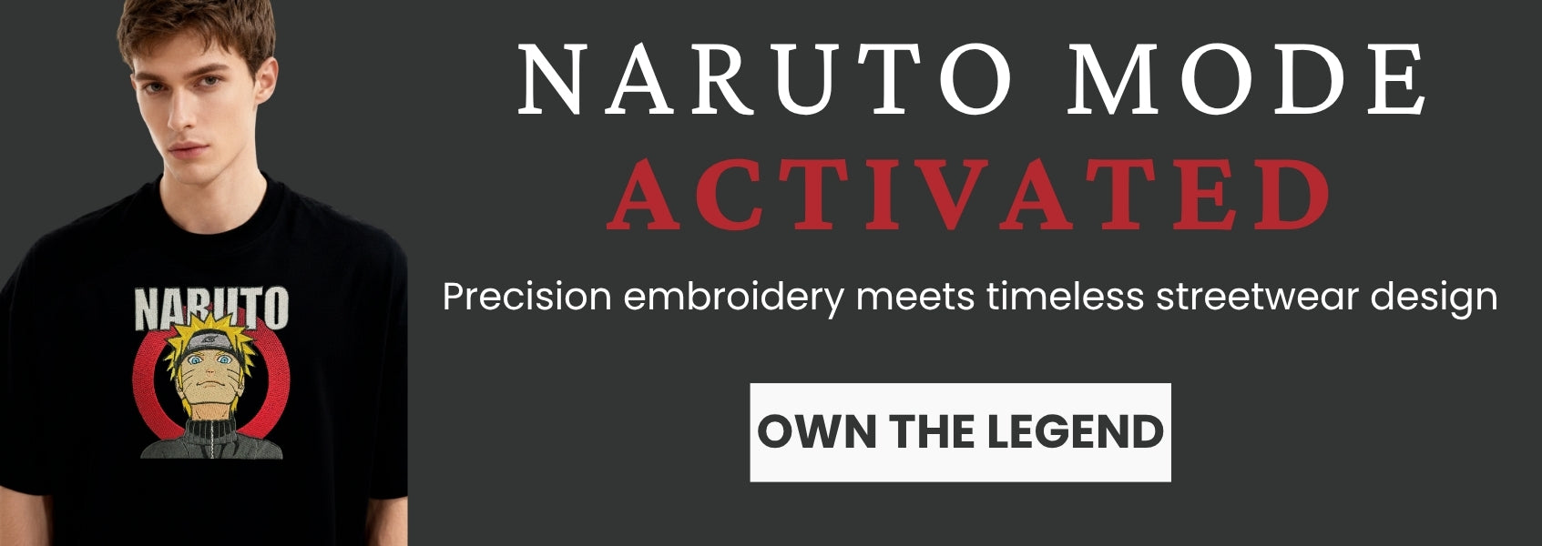 Embroidered Naruto Uzumaki design