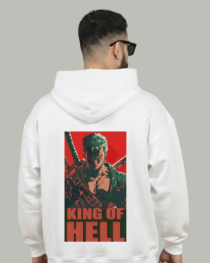 Roronoa Zoro King of Hell Embroidered Hoodie