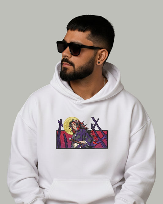 Kokushibo Embroidered Hoodie