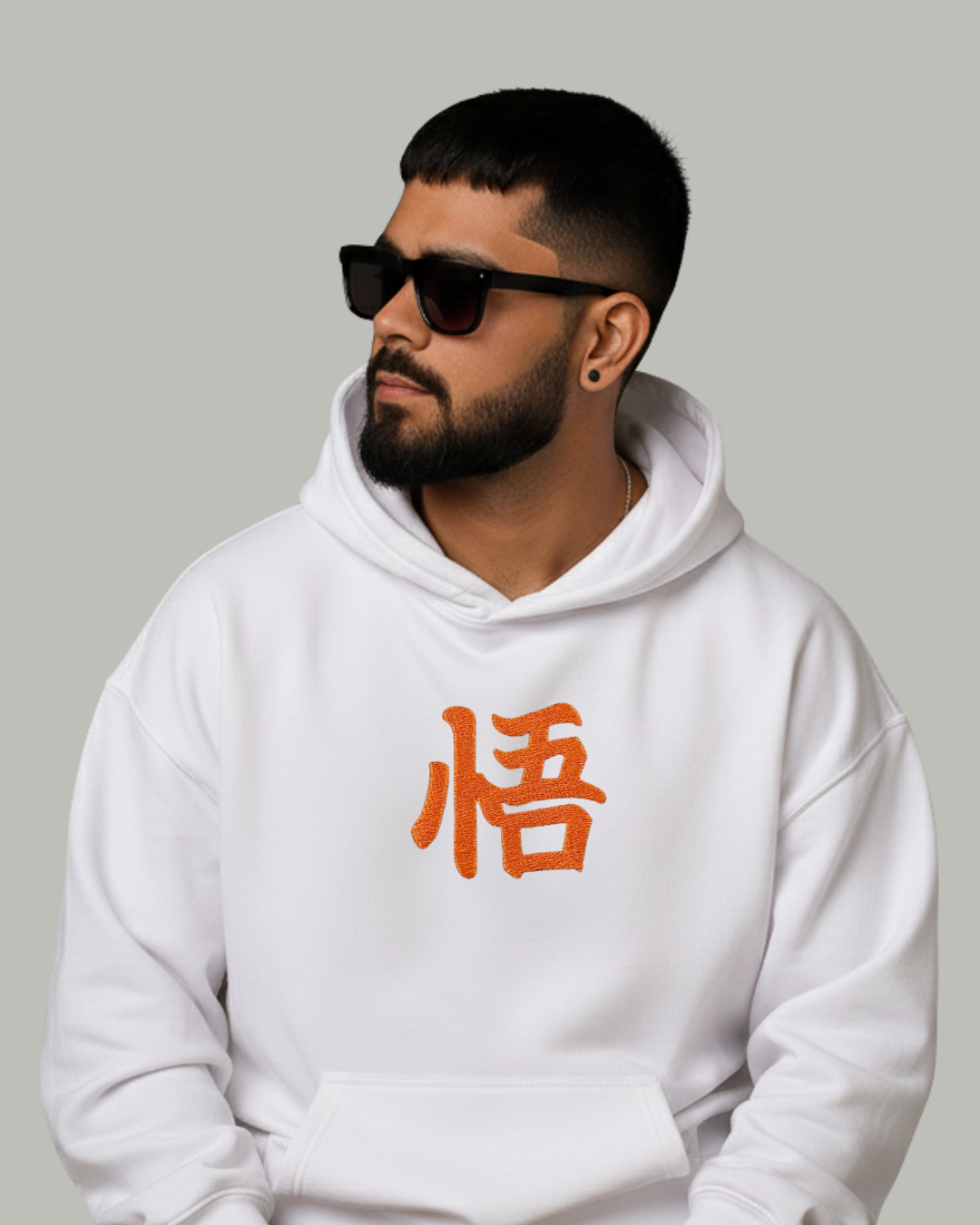 Super Saiyan Goku Embroidered Hoodie - Kreativ Arts Inc