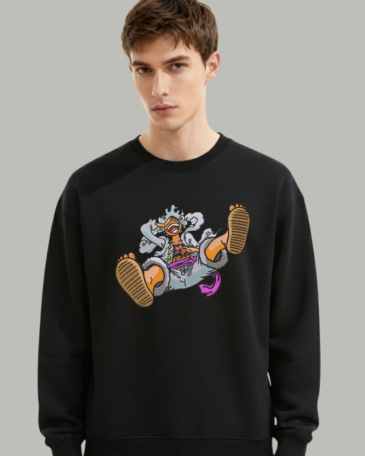 Luffy 5th Gear Embroidered Sweatshirt