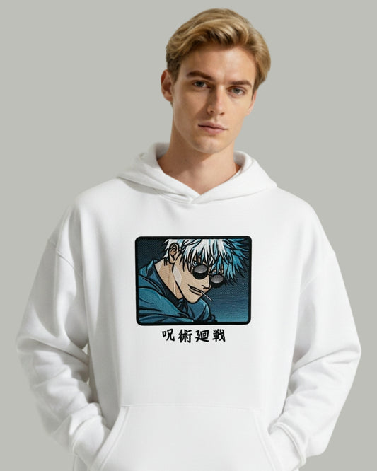 Gojo Satoru Embroidered Hoodie