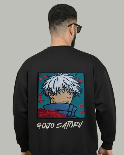 Satoru Gojo Embroidered Sweatshirt